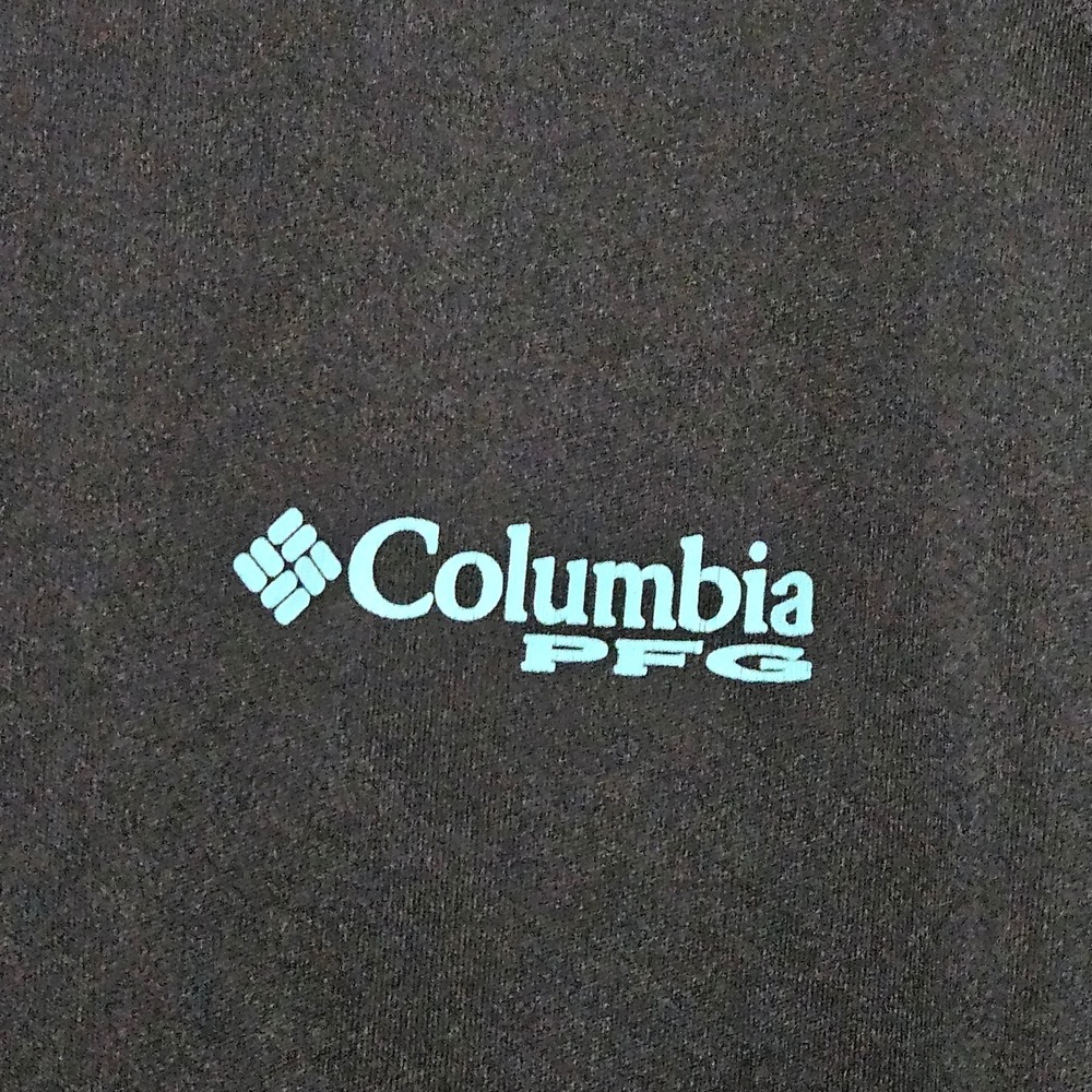 Columbia PFG Men Terminal Tackle Fishing Shirt Black Outdoor Gorpcore Mint Logo - Picture 4 of 12